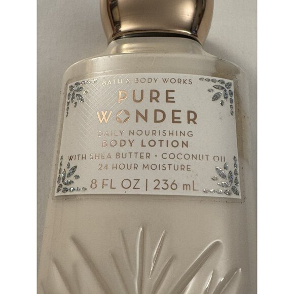 Bath & Body Works Pure Wonder Daily Nourishing Body Lotion 8 OZ CS13 - Picture 2 of 3